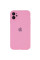 Чохол Silicone Case Full Camera Protective (AA) для Apple iPhone 12 (6.1) - Рожевий / Light pink - фото