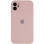 Чехол Silicone Case Full Camera Protective (AA) для Apple iPhone 12 (6.1) - Розовый / Pink Sand