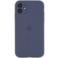 Чохол Silicone Case Full Camera Protective (AA) для Apple iPhone 12 (6.1) - Сірий / Lavender Gray