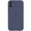 Чехол Silicone Case Full Camera Protective (AA) для Apple iPhone 12 (6.1) - Серый / Lavender Gray