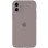 Чохол Silicone Case Full Camera Protective (AA) для Apple iPhone 12 (6.1) - Сірий / Lavender