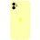 Чохол Silicone Case Full Camera Protective (AA) для Apple iPhone 12 (6.1) - Жовтий / Mellow Yellow