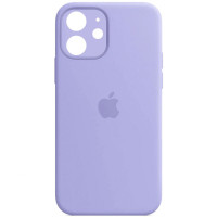 Чехол Silicone Case Full Camera Protective (AA) для Apple iPhone 12 (6.1) - Сиреневый / Lilac