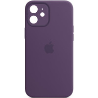 Чехол Silicone Case Full Camera Protective (AA) для Apple iPhone 12 (6.1) - Фиолетовый / Amethyst