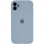 Чехол Silicone Case Full Camera Protective (AA) для Apple iPhone 12 (6.1) - Голубой / Sweet Blue