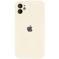 Чохол Silicone Case Full Camera Protective (AA) для Apple iPhone 12 (6.1) - Бежевий / Antique White