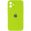 Чехол Silicone Case Full Camera Protective (AA) для Apple iPhone 12 (6.1) - Кислотно-зеленый / Acid Green