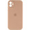 Чехол Silicone Case Full Camera Protective (AA) для Apple iPhone 12 (6.1) - Бежевый / Desert Gold