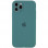 Чехол Silicone Case Full Camera Protective (AA) для Apple iPhone 12 Pro (6.1) - Зеленый / Pine green