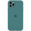 Чехол Silicone Case Full Camera Protective (AA) для Apple iPhone 12 Pro (6.1) - Зеленый / Pine green