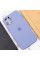 Чохол Silicone Case Full Camera Protective (AA) для Apple iPhone 12 Pro (6.1) - Сірий / Lavender Gray - фото