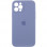 Чохол Silicone Case Full Camera Protective (AA) для Apple iPhone 12 Pro (6.1) - Сірий / Lavender Gray