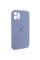 Чохол Silicone Case Full Camera Protective (AA) для Apple iPhone 12 Pro (6.1) - Сірий / Lavender Gray - фото