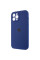 Чохол Silicone Case Full Camera Protective (AA) для Apple iPhone 12 Pro (6.1) - Синій / Deep navy - фото