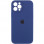 Чохол Silicone Case Full Camera Protective (AA) для Apple iPhone 12 Pro (6.1) - Синій / Deep navy