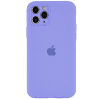 Чохол Silicone Case Full Camera Protective (AA) для Apple iPhone 12 Pro (6.1) - Бузковий / Dasheen