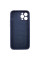 Чохол Silicone Case Full Camera Protective (AA) для Apple iPhone 12 Pro (6.1) - Темно-синій / Midnight blue - фото