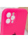 Чохол Silicone Case Full Camera Protective (AA) для Apple iPhone 12 Pro (6.1) - Рожевий / Barbie pink - фото