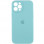 Чохол Silicone Case Full Camera Protective (AA) для Apple iPhone 12 Pro (6.1) - Бірюзовий / Marine Green