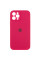 Чохол Silicone Case Full Camera Protective (AA) для Apple iPhone 12 Pro (6.1) - Червоний / Rose Red - фото