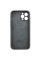 Чохол Silicone Case Full Camera Protective (AA) для Apple iPhone 12 Pro (6.1) - Сірий / Dark Gray - фото