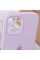 Чохол Silicone Case Full Camera Protective (AA) для Apple iPhone 12 Pro (6.1) - Бузковий / Lilac - фото