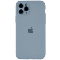 Чехол Silicone Case Full Camera Protective (AA) для Apple iPhone 12 Pro (6.1) - Голубой / Sweet Blue