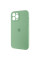 Чохол Silicone Case Full Camera Protective (AA) для Apple iPhone 12 Pro (6.1) - Зелений / Pistachio - фото