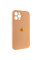 Чехол Silicone Case Full Camera Protective (AA) для Apple iPhone 12 Pro (6.1) - Оранжевый / Cantaloupe - фото