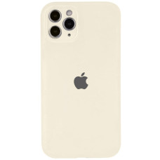 Чохол Silicone Case Full Camera Protective (AA) для Apple iPhone 12 Pro (6.1) - Бежевий / Antique White