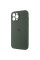 Чехол Silicone Case Full Camera Protective (AA) для Apple iPhone 12 Pro Max (6.7) - Зеленый / Cyprus Green - фото