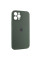 Чехол Silicone Case Full Camera Protective (AA) для Apple iPhone 12 Pro Max (6.7) - Зеленый / Cyprus Green - фото