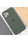 Чехол Silicone Case Full Camera Protective (AA) для Apple iPhone 12 Pro Max (6.7) - Зеленый / Cyprus Green - фото