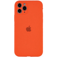 Чохол Silicone Case Full Camera Protective (AA) для Apple iPhone 12 Pro Max (6.7) - Помаранчевий / Kumquat