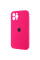 Чехол Silicone Case Full Camera Protective (AA) для Apple iPhone 12 Pro Max (6.7) - Розовый / Barbie pink - фото