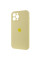 Чехол Silicone Case Full Camera Protective (AA) для Apple iPhone 12 Pro Max (6.7) - Желтый / Mellow Yellow - фото
