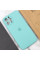 Чехол Silicone Case Full Camera Protective (AA) для Apple iPhone 12 Pro Max (6.7) - Бирюзовый / Marine Green - фото