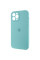 Чехол Silicone Case Full Camera Protective (AA) для Apple iPhone 12 Pro Max (6.7) - Бирюзовый / Marine Green - фото