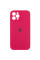Чехол Silicone Case Full Camera Protective (AA) для Apple iPhone 12 Pro Max (6.7) - Красный / Rose Red - фото