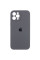 Чохол Silicone Case Full Camera Protective (AA) для Apple iPhone 12 Pro Max (6.7) - Сірий / Dark Gray - фото