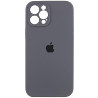 Чохол Silicone Case Full Camera Protective (AA) для Apple iPhone 12 Pro Max (6.7) - Сірий / Dark Gray
