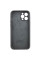 Чехол Silicone Case Full Camera Protective (AA) для Apple iPhone 12 Pro Max (6.7) - Серый / Dark Gray - фото