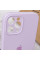 Чехол Silicone Case Full Camera Protective (AA) для Apple iPhone 12 Pro Max (6.7) - Сиреневый / Lilac - фото