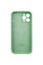 Чехол Silicone Case Full Camera Protective (AA) для Apple iPhone 12 Pro Max (6.7) - Зеленый / Pistachio - фото