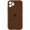 Чехол Silicone Case Full Camera Protective (AA) для Apple iPhone 12 Pro Max (6.7) - Коричневый / Brown