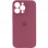 Чохол Silicone Case Full Camera Protective (AA) для Apple iPhone 13 Pro Max (6.7) - Бордовий / Plum