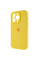 Чехол Silicone Case Full Camera Protective (AA) для Apple iPhone 13 Pro Max (6.7) - Желтый / Yellow - фото