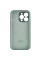 Чохол Silicone Case Full Camera Protective (AA) для Apple iPhone 13 Pro Max (6.7) - Зелений / Pine green - фото