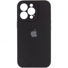 Чехол Silicone Case Full Camera Protective (AA) для Apple iPhone 13 Pro Max (6.7) - Черный / Black