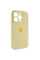 Чехол Silicone Case Full Camera Protective (AA) для Apple iPhone 13 Pro Max (6.7) - Желтый / Mellow Yellow - фото